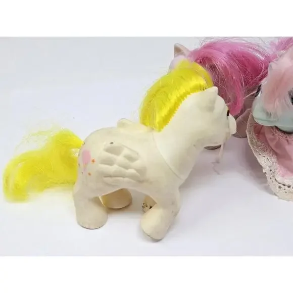 Lot of 4 Vintage 1980's G1 My Little Pony Babies - Picture 5 of 5